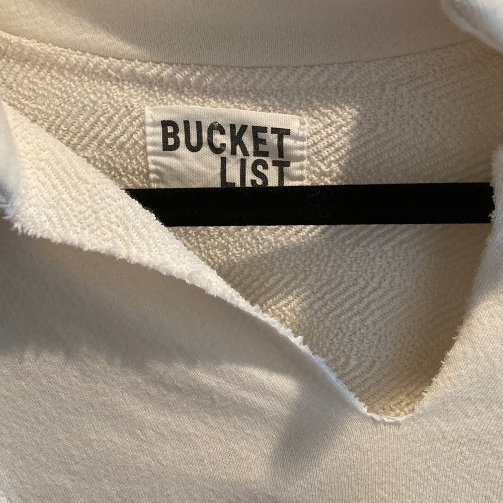 BUCKETLIST Cream Textured Collar - Picture 2 of 6